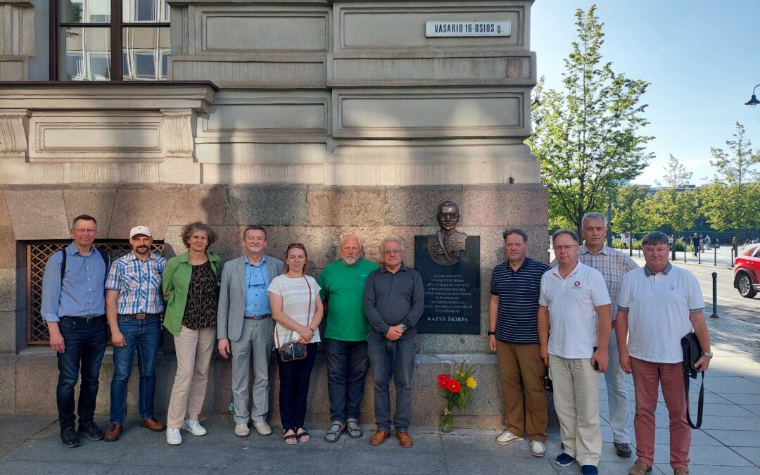 Nacionalinis susivienijimas. Nutarimas dėl K. Škirpos atminimo lentos