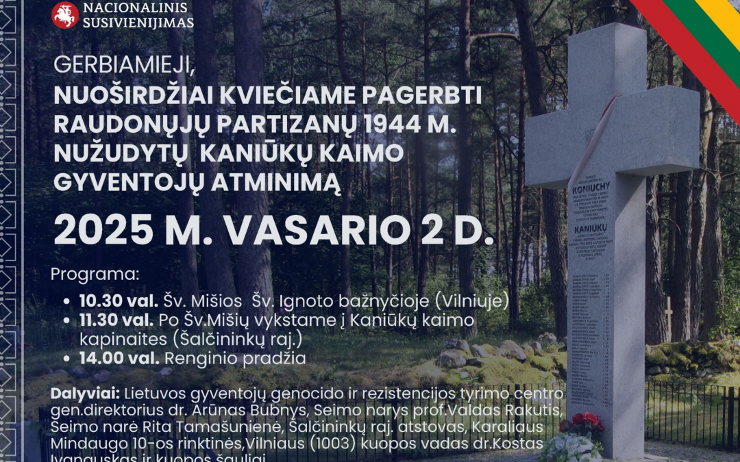 Pagerbkime Kaniūkų atminimą