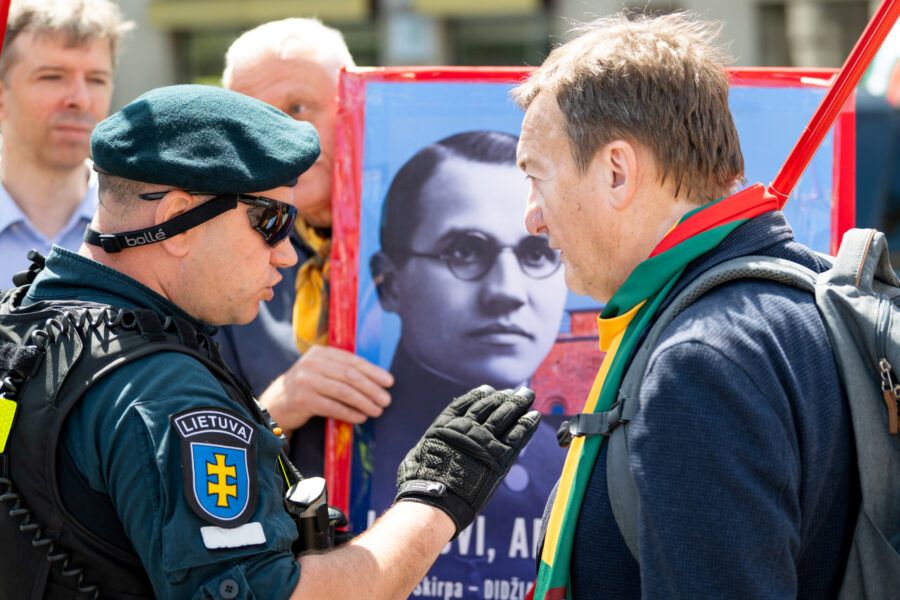 1 Birzelio sukilimas 2025 policija