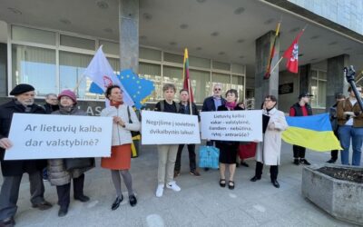 Valstybinės kalbos vartojimas klientų aptarnavimo srityje nėra ir negali būti „diskusijų objektas“, kaip tai siūlo Tautinių mažumų departamento direktorius